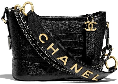 chanel gabrielle hobo crocodile|Chanel gabrielle small hobo bag.